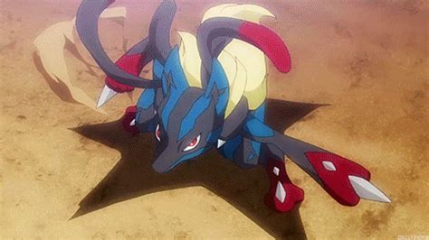 mega lucario gif.